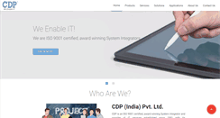 Desktop Screenshot of cdpindia.com