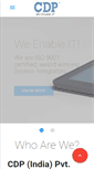Mobile Screenshot of cdpindia.com